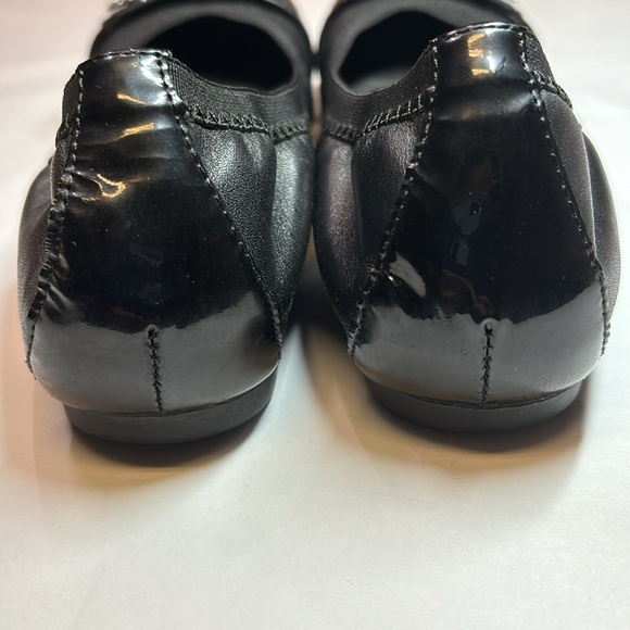 Coach Chelsey Ballet Flats Black Semi Mat in Size 6.5 - Picture 5 of 11